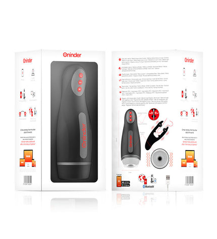 ONINDER - MASTURBATEUR RECHARGEABLE POUR HOMME SEOUL 10 VITESSES - APPLICATION GRATUITE by ONINDER