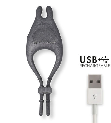 ONINDER - ANNEAU VIBRATEUR RÉGLABLE RECHARGEABLE PAMPA AVEC STIMULATEUR DE CLITORIS 10 VITESSES - APPLICATION GRATUITE by ONINDER