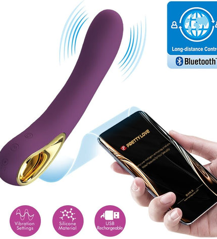 PRETTY LOVE - ETHAN VIBRATEUR RECHARGEABLE VIOLET by PRETTY LOVE SMART