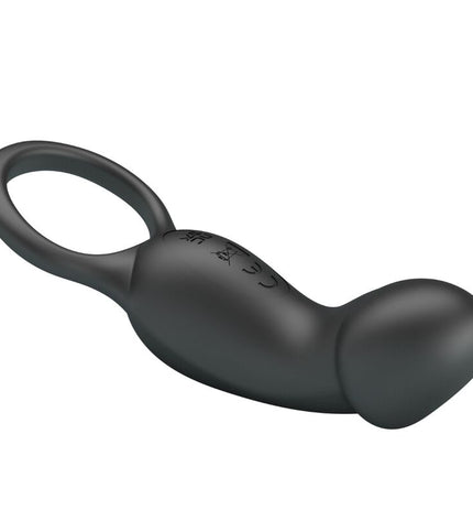 PRETTY LOVE - ANNEAU ANAL ET VIBRATEUR WARREN NOIR by PRETTY LOVE BOTTOM