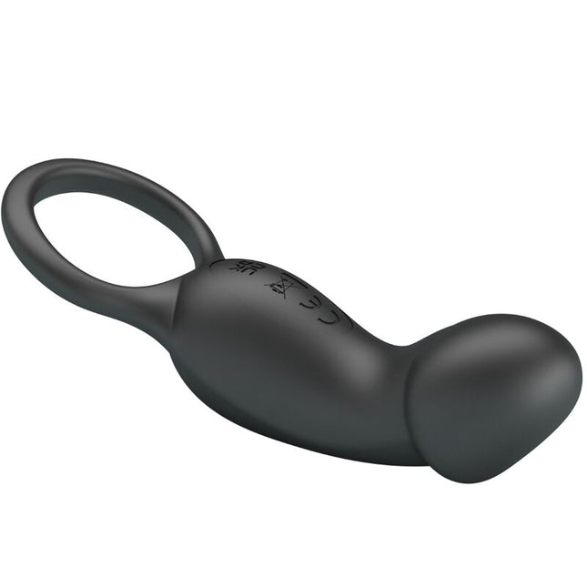 PRETTY LOVE - ANNEAU ANAL ET VIBRATEUR WARREN NOIR by PRETTY LOVE BOTTOM