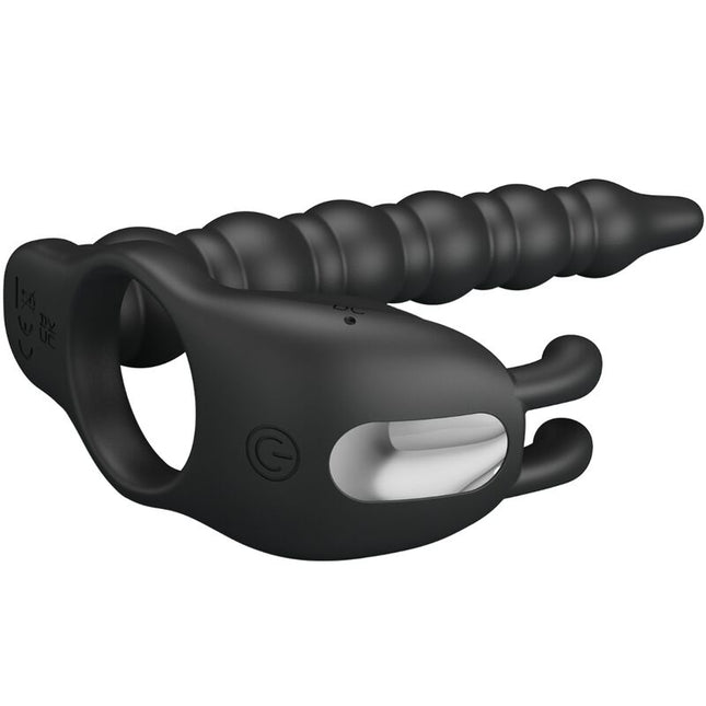 PRETTY LOVE - BLACKNEY ANNEAUX PÉNIS AVEC PLUG VIBRATEUR by PRETTY LOVE PARTY UP