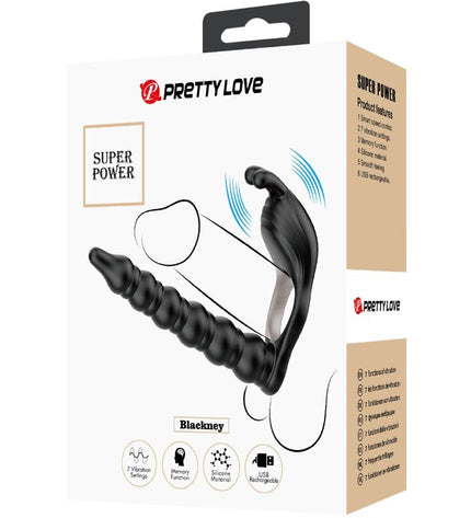 PRETTY LOVE - BLACKNEY ANNEAUX PÉNIS AVEC PLUG VIBRATEUR by PRETTY LOVE PARTY UP