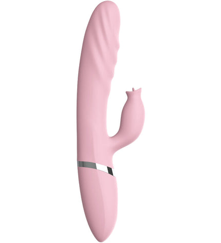 ARMONY - VIBRATEUR & POUSSÉE AVEC LANGUE EFFET CHALEUR ROSE by ARMONY VIBRATORS