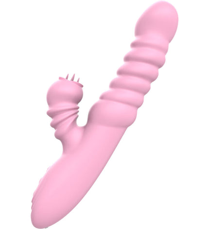 ARMONY - VIBRATEUR MULTIFONCTION AVEC LANGUE STIMULANTE EFFET CHALEUR ROSE by ARMONY VIBRATORS