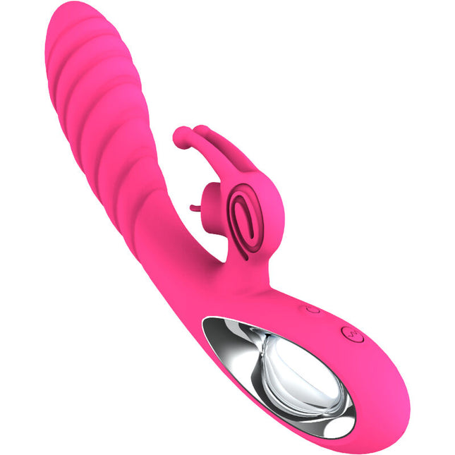 ARMONY - VIBRATEUR VICKY RABBIT AVEC LANGUE ANNEAU DE TIRAGE FUCHSIA by ARMONY VIBRATORS