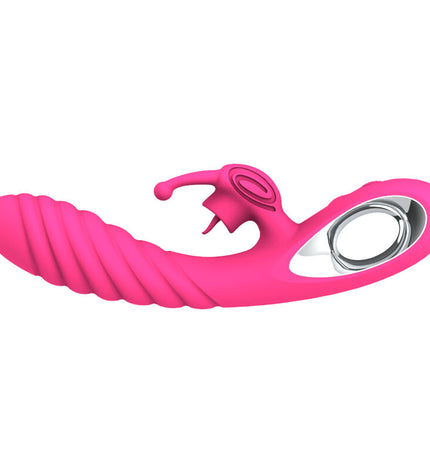 ARMONY - VIBRATEUR VICKY RABBIT AVEC LANGUE ANNEAU DE TIRAGE FUCHSIA by ARMONY VIBRATORS