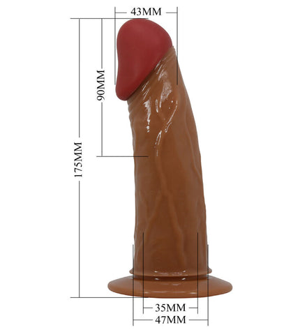 PRETTY LOVE - STARKS SLIP HARNAIS DILDO VIBRANT MULTI-VITESSES 17,5 CM MARRON CLAIR by PRETTY LOVE PARTY UP