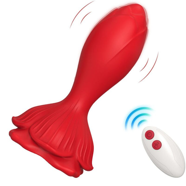 ARMONY - VIBRATEUR ROSE & PLUG ANAL PETITE TÉLÉCOMMANDE ROUGE by ARMONY ANAL