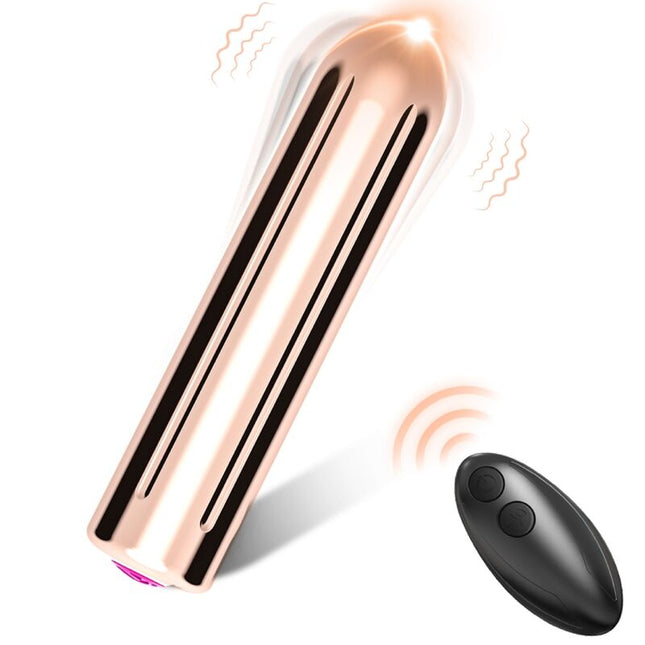 ARMONY - WARHEAD VIBRATOR BULLET TÉLÉCOMMANDE DORÉ 2 CM X 8.8 CM by ARMONY STIMULATORS