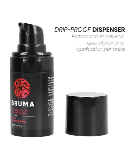 BRUMA - VIBRATEUR LIQUIDE ULTRA GLISSANT FRAISE 15 ML by BRUMA