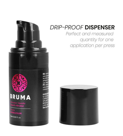 BRUMA - VIBRATEUR LIQUIDE ULTRA GLISSANT BUBBLEGUM 15 ML by BRUMA