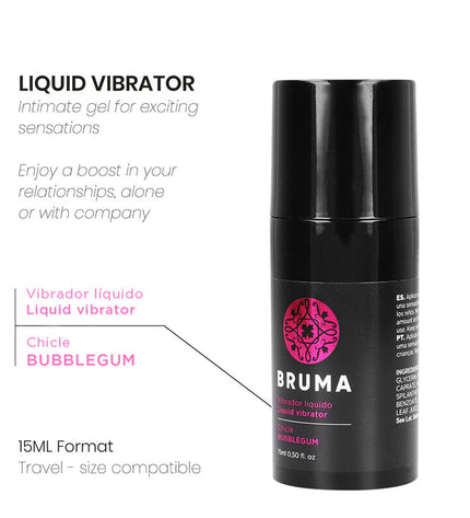 BRUMA - VIBRATEUR LIQUIDE ULTRA GLISSANT BUBBLEGUM 15 ML by BRUMA