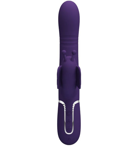 PRETTY LOVE - VIBRATEUR MULTIFONCTION LAPIN 4 EN 1 PAPILLON VIOLET by PRETTY LOVE FLIRTATION