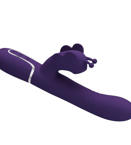 PRETTY LOVE - VIBRATEUR MULTIFONCTION LAPIN 4 EN 1 PAPILLON VIOLET by PRETTY LOVE FLIRTATION