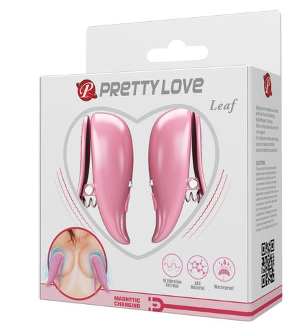 PRETTY LOVE - LEAF PINCES À TÉTON VIBRANT ROSE by PRETTY LOVE FLIRTATION
