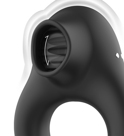 ARMONY - ANNEAU VIBRATEUR EN SILICONE 3 MOTEURS RECHARGEABLE NOIR - OR by ARMONY FOR HIM