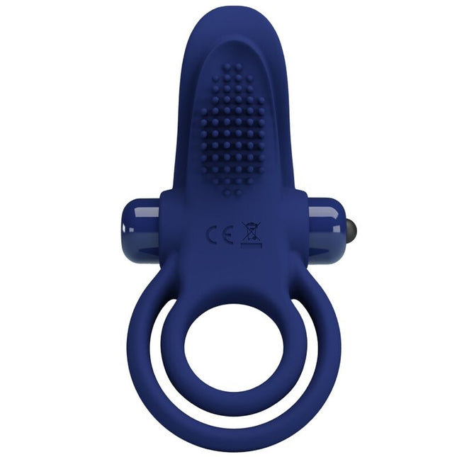 PRETTY LOVE - BRONSON BAGUE DOUBLE AVEC VIBRATION BLEU by PRETTY LOVE MALE