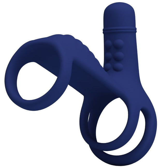 PRETTY LOVE - ANNEAU VIBRANT ELISH AVEC EXTENSION BLEU by PRETTY LOVE MALE