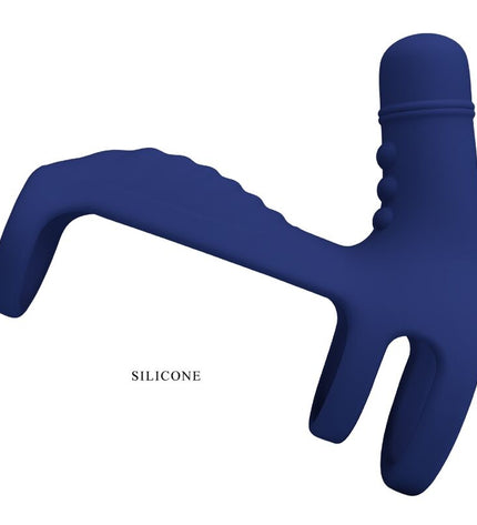 PRETTY LOVE - ANNEAU VIBRANT ELISH AVEC EXTENSION BLEU by PRETTY LOVE MALE
