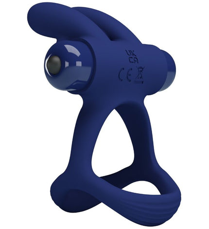 PRETTY LOVE - FRANCISCO DOUBLE ANNEAU VIBRANT LAPIN BLEU by PRETTY LOVE MALE