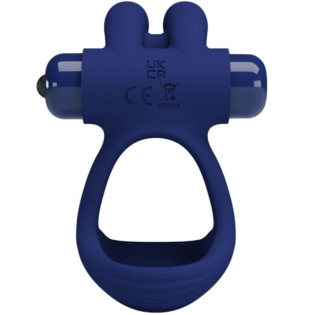PRETTY LOVE - FRANCISCO DOUBLE ANNEAU VIBRANT LAPIN BLEU by PRETTY LOVE MALE