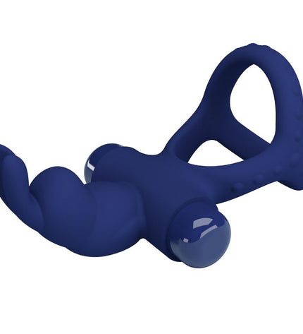 PRETTY LOVE - LUCHITO DOUBLE ANNEAU VIBRANT LAPIN BLEU by PRETTY LOVE MALE