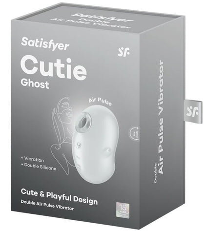 SATISFYER - CUTIE GHOST VIBRATEUR POSER BLANC by SATISFYER LAYONS