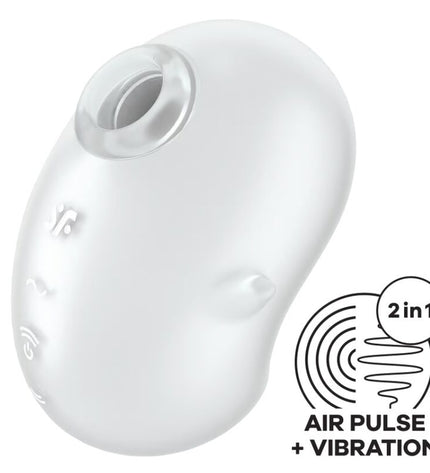 SATISFYER - CUTIE GHOST VIBRATEUR POSER BLANC by SATISFYER LAYONS