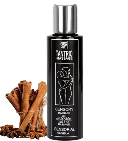EROS-ART - HUILE DE MASSAGE TANTRIQUE NATURELLE ET CANNELLE APHRODISIAQUE 100 ML - Concombre Boutique