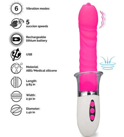ARMONY - VIBRATEUR LIBERTY & POUSSÉE AVEC LANGUE by ARMONY VIBRATORS
