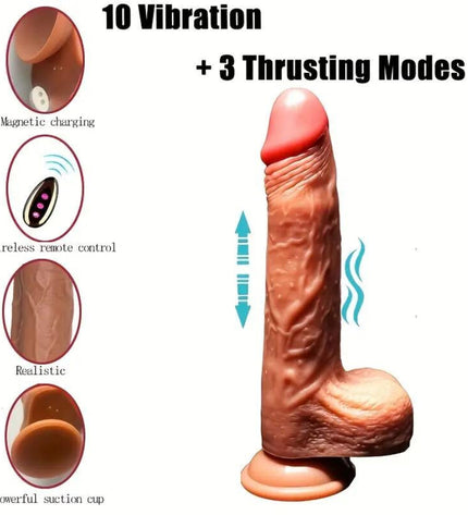 ARMONY - VIBRATEUR GODE RÉALISTE & TÉLÉCOMMANDE 22.5 CM by ARMONY VIBRATORS