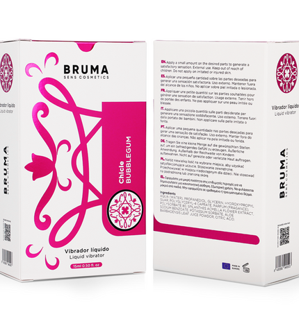 BRUMA - VIBRATEUR LIQUIDE ULTRA GLISSANT BUBBLEGUM 15 ML by BRUMA