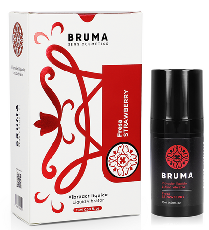 BRUMA - VIBRATEUR LIQUIDE ULTRA GLISSANT FRAISE 15 ML by BRUMA