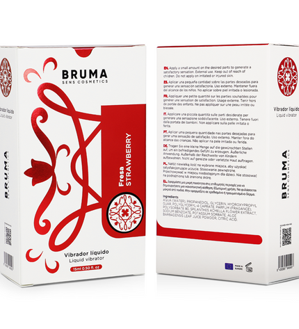 BRUMA - VIBRATEUR LIQUIDE ULTRA GLISSANT FRAISE 15 ML by BRUMA