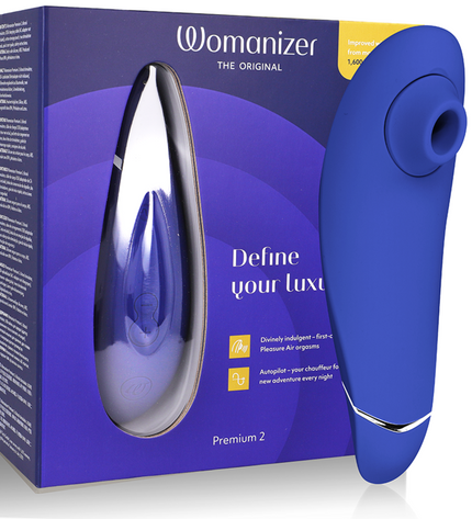 WOMANIZER - STIMULATEUR CLITORAL PREMIUM 2 GRIS CHAUD by WOMANIZER