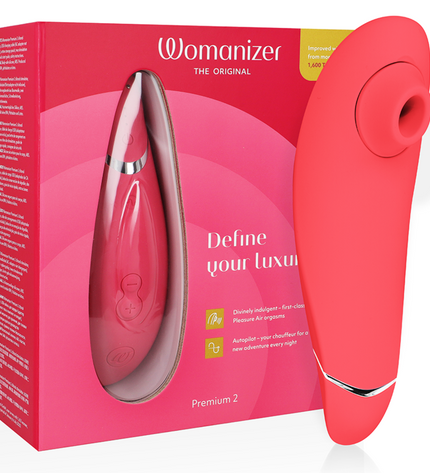 WOMANIZER - STIMULATEUR CLITORAL PREMIUM 2 GRIS CHAUD by WOMANIZER
