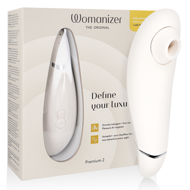 WOMANIZER - STIMULATEUR CLITORAL PREMIUM 2 GRIS CHAUD by WOMANIZER