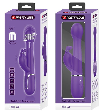 PRETTY LOVE - DEJON VIBRATEUR RABBIT 3 EN 1 MULTIFONCTION VIOLET by PRETTY LOVE FLIRTATION