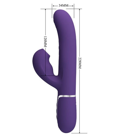 PRETTY LOVE - PERLITA VIBRATEUR G-SPOT 3 EN 1 MULTIFONCTION VIOLET by PRETTY LOVE FLIRTATION
