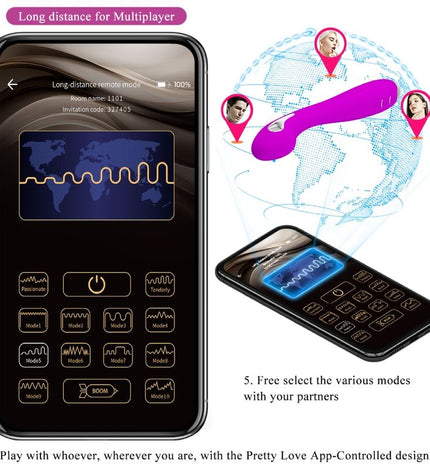 PRETTY LOVE - HECTOR ELECTROSHOCK VIBRATOR APPLICATION GRATUITE VIOLET by PRETTY LOVE FLIRTATION