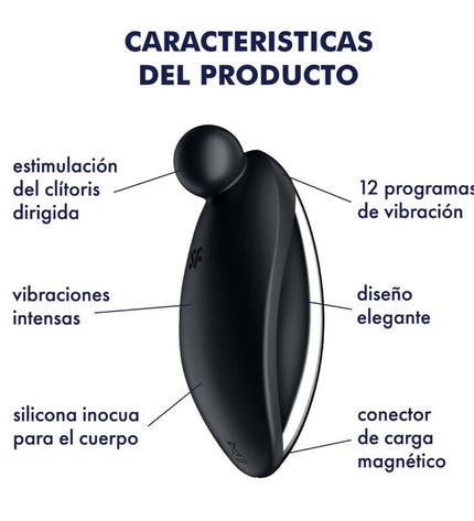 SATISFYER - SPOT ON 2 VIBRATEUR LAY-ON NOIR by SATISFYER VIBRATOR
