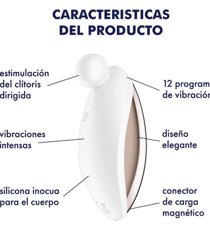 SATISFYER - SPOT ON 2 VIBRATEUR LAY-ON BLANC by SATISFYER VIBRATOR