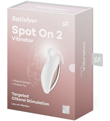 SATISFYER - SPOT ON 2 VIBRATEUR LAY-ON BLANC by SATISFYER VIBRATOR