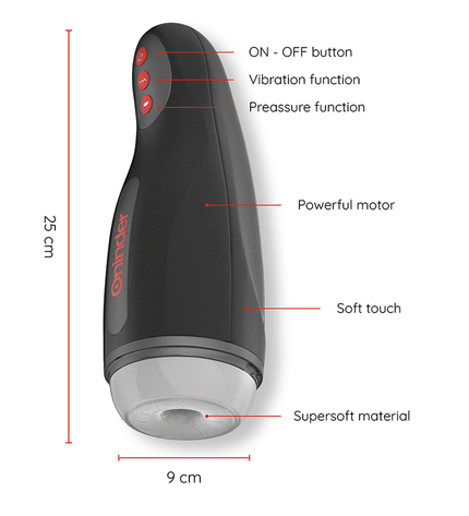 ONINDER - MASTURBATEUR RECHARGEABLE POUR HOMME SEOUL 10 VITESSES - APPLICATION GRATUITE by ONINDER