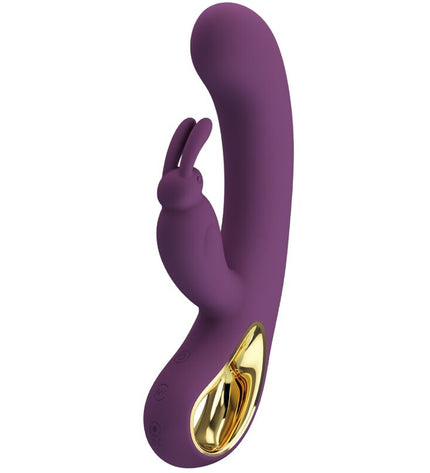 PRETTY LOVE - LIAM VIBRATEUR LAPIN ET STIMULATEUR DE POINT G VIOLET by PRETTY LOVE FLIRTATION