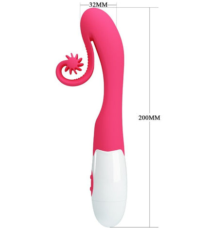 ROMANCE - VIBRATEUR ET STIMULATEUR 30 VITESSES ROSE by ROMANCE