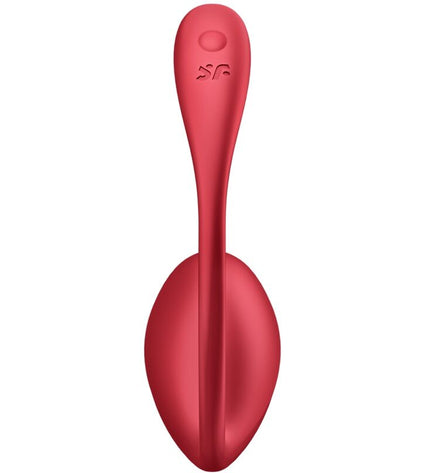 SATISFYER - SHINY PETAL STIMULATEUR À TÉLÉCOMMANDE À DISTANCE G POINT ROUGE APPLICATION GRATUITE by SATISFYER PARTNER