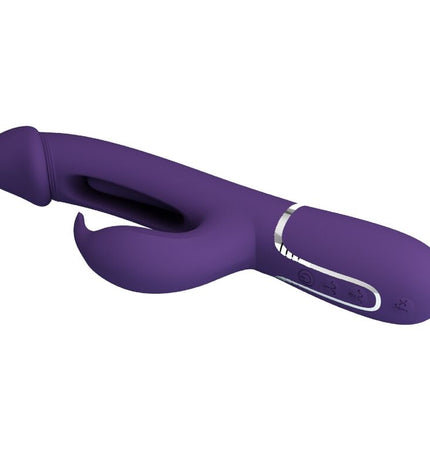 PRETTY LOVE - VIBRATEUR MULTIFONCTION 3 EN 1 KAMPAS RABBIT AVEC LANGUE VIOLET by PRETTY LOVE PARTY UP
