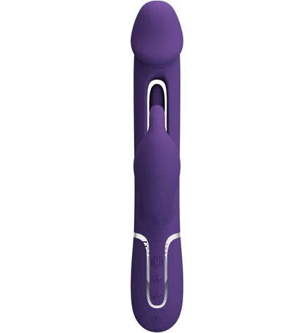 PRETTY LOVE - VIBRATEUR MULTIFONCTION 3 EN 1 KAMPAS RABBIT AVEC LANGUE VIOLET by PRETTY LOVE PARTY UP
